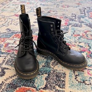 Dr. Martens Black Combat Boots